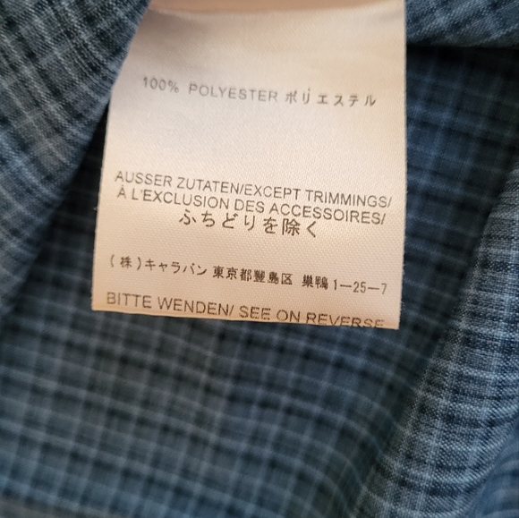 Jack Wolfskin Men's Small S/S Travel Shirt Blue - Picture 7 of 7